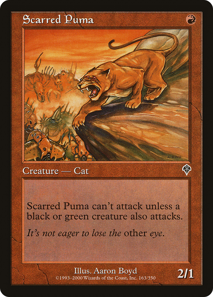 Scarred Puma [Invasion] Foil