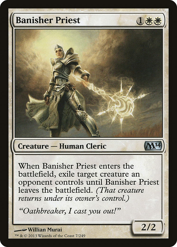 Banisher Priest [Magic 2014] Foil