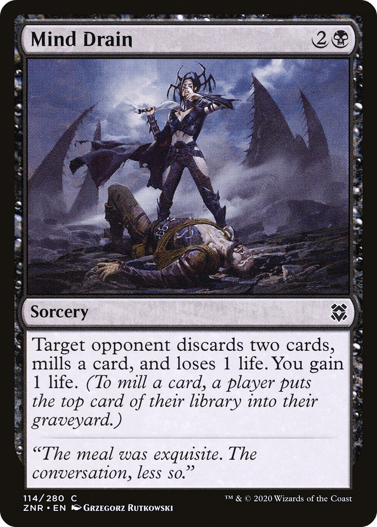 Mind Drain [Zendikar Rising] Foil
