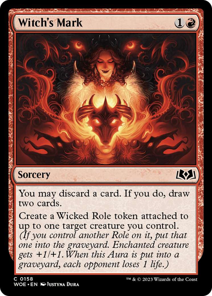 Witch's Mark [Wilds of Eldraine] Foil