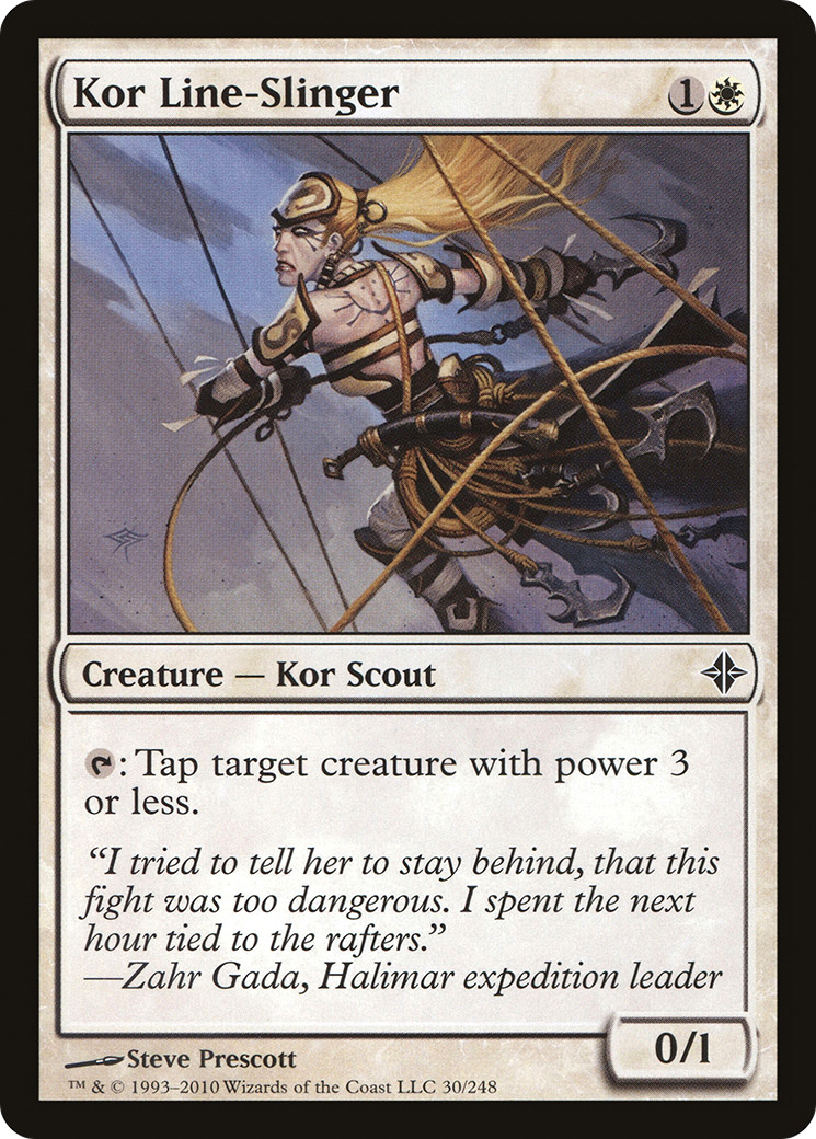 Kor Line-Slinger [Rise of the Eldrazi] Foil