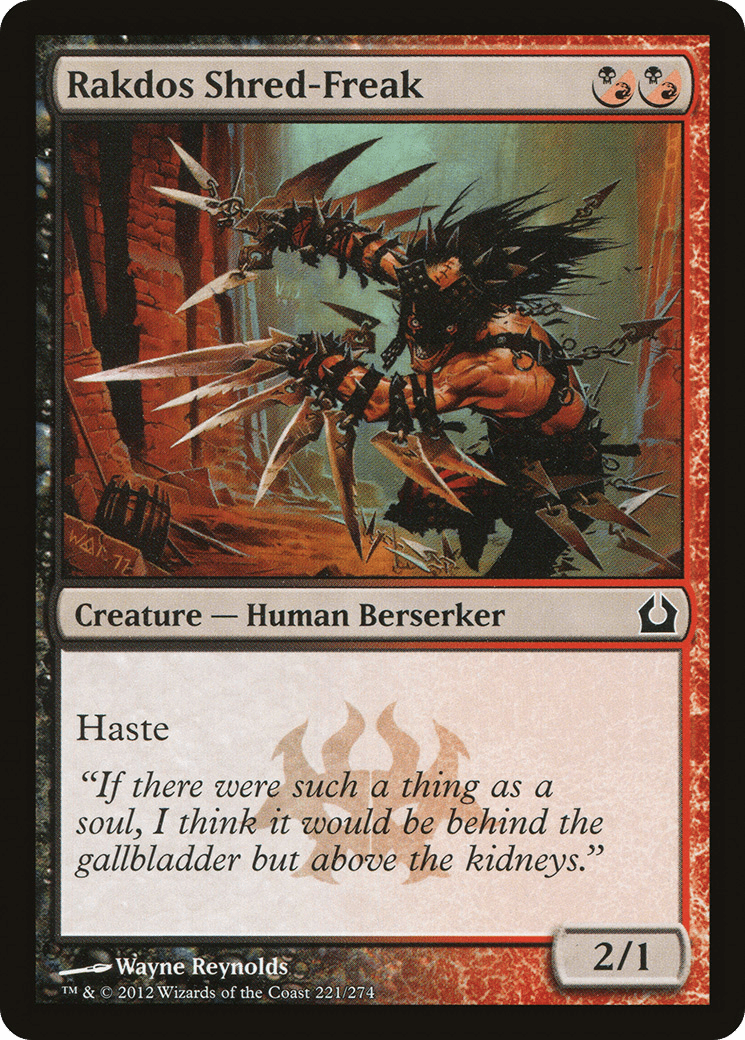Rakdos Shred-Freak [Return to Ravnica] Foil
