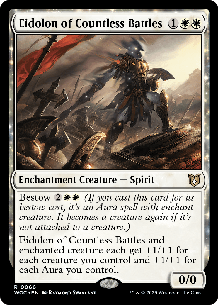 Eidolon of Countless Battles [Wilds of Eldraine Commander]