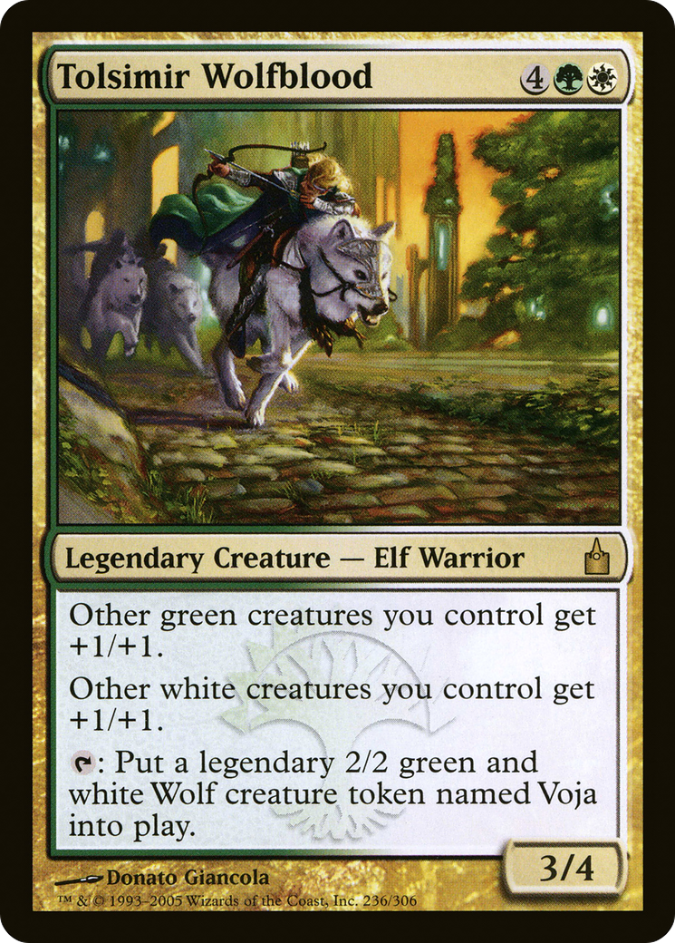 Tolsimir Wolfblood [Ravnica: City of Guilds] Foil