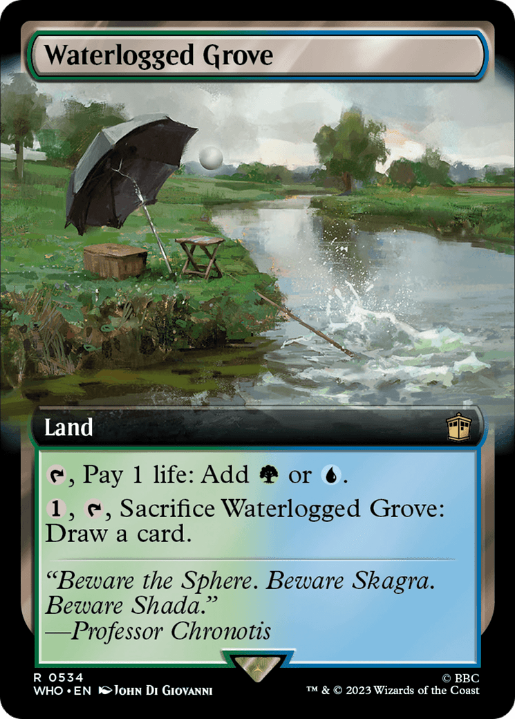 Waterlogged Grove (Extended Art) [Doctor Who] Foil