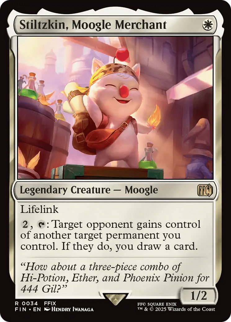 Stiltzkin, Moogle Merchant (034) [FINAL FANTASY]  Foil