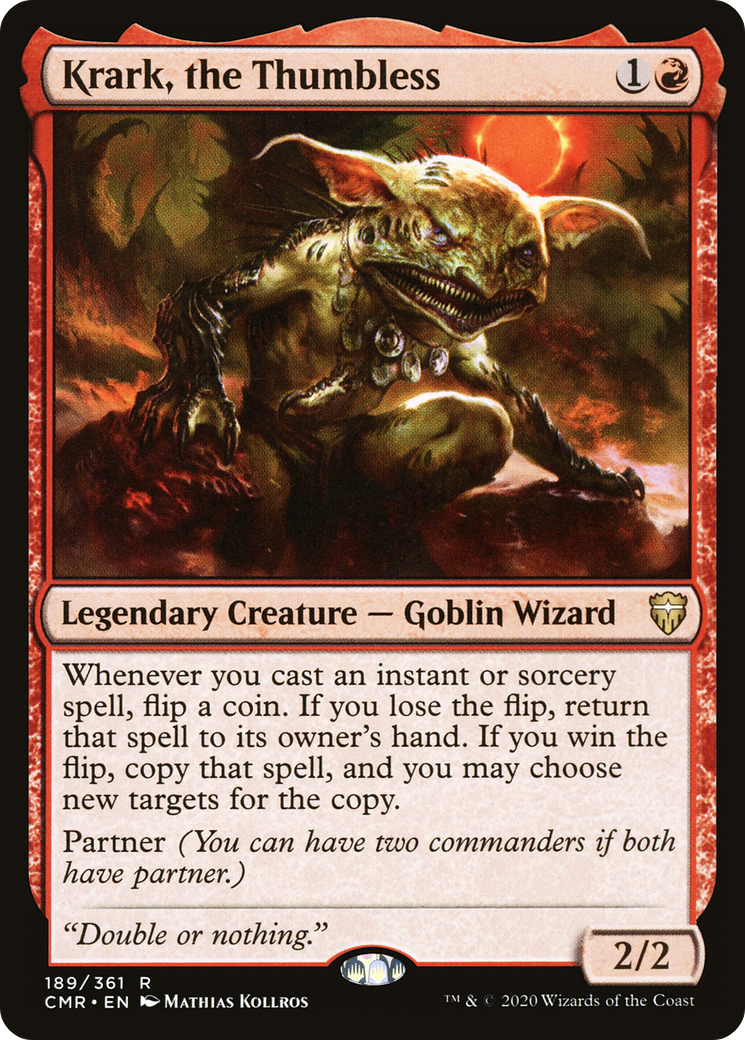 Krark, the Thumbless [Commander Legends] Foil
