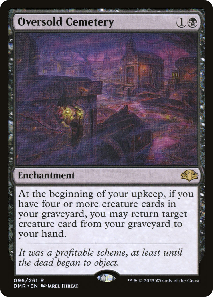 Oversold Cemetery [Dominaria Remastered] Foil