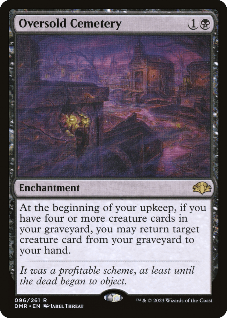 Oversold Cemetery [Dominaria Remastered] Foil