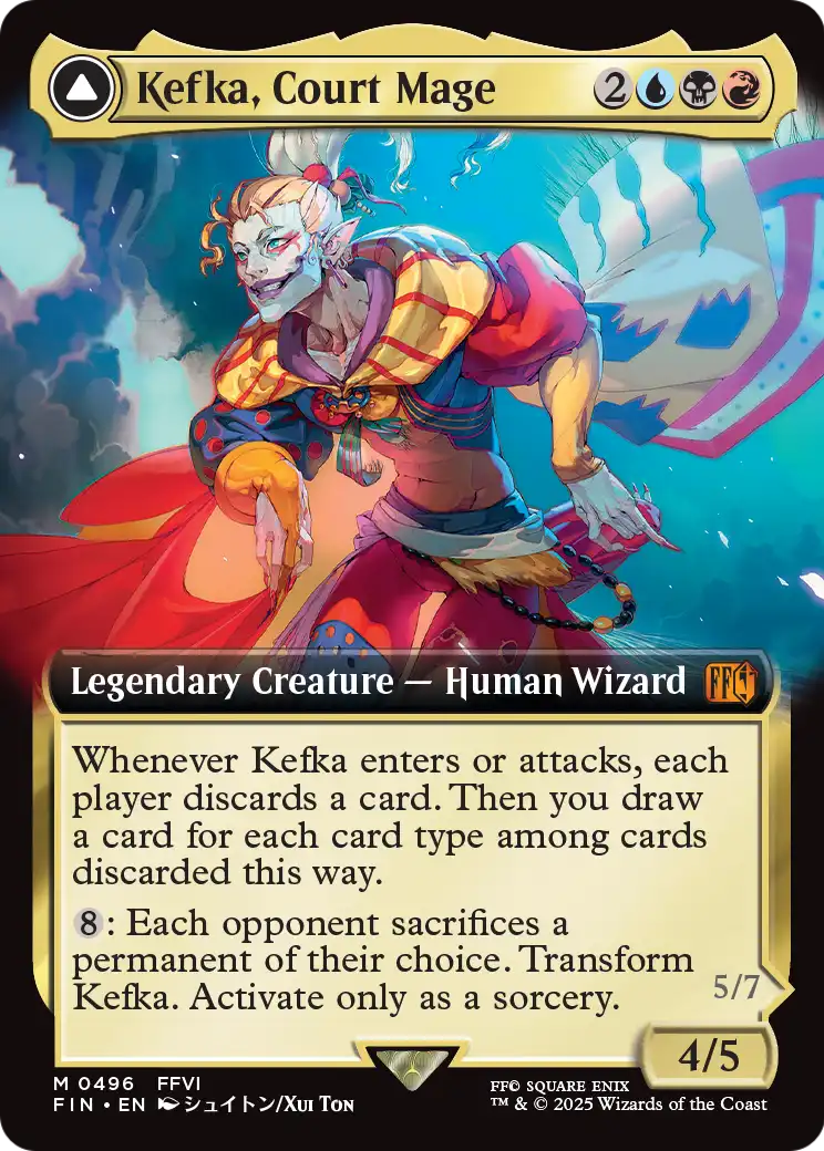 Kefka, Court Magem (Extended Art) (496) [FINAL FANTASY]  Foil