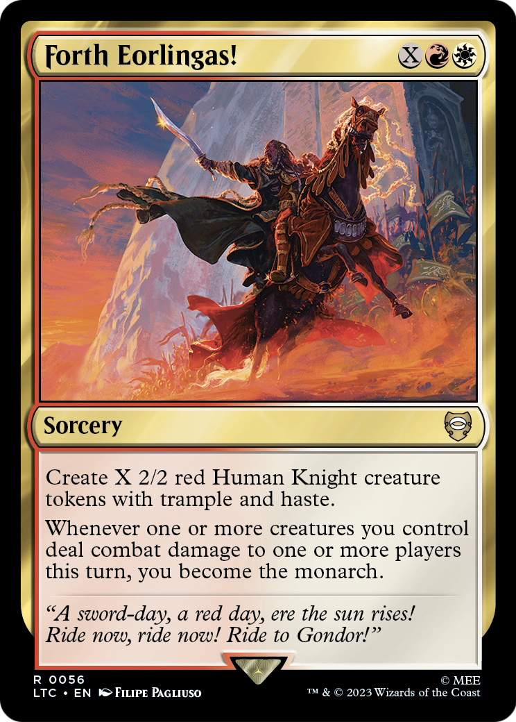 Forth Eorlingas! [The Lord of the Rings: Tales of Middle-Earth Commander] Foil