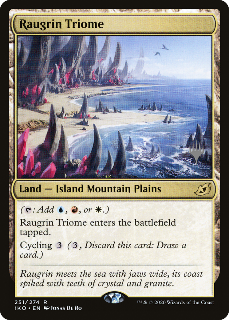 Raugrin Triome (Promo Pack) [Ikoria: Lair of Behemoths Promos] Foil
