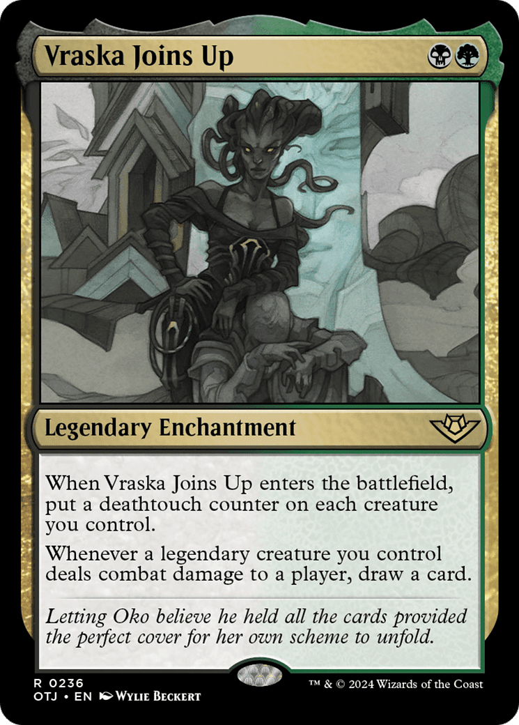 Vraska Joins Up [Outlaws of Thunder Junction] Foil