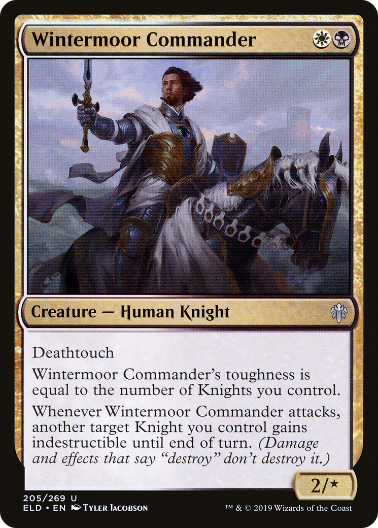 Wintermoor Commander [Throne of Eldraine] Foil
