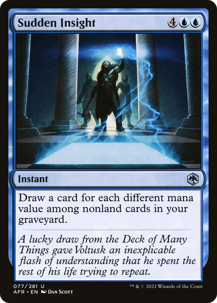 Sudden Insight [Dungeons & Dragons: Adventures in the Forgotten Realms] Foil