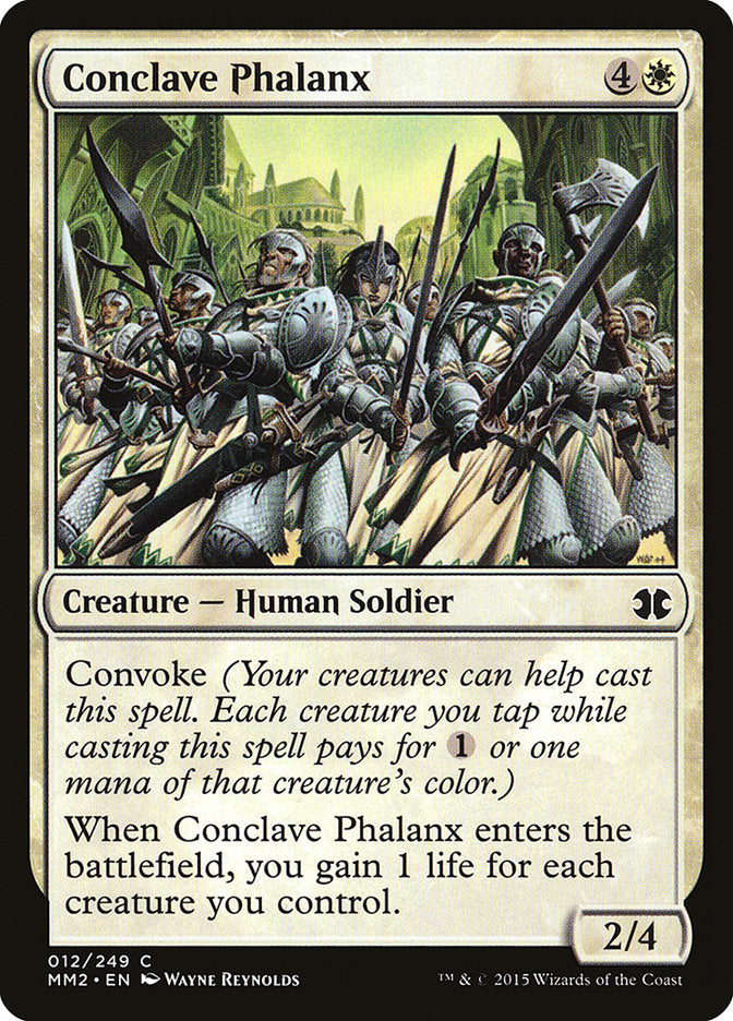 Conclave Phalanx 12/249 (Modern Masters 2015)  - Foil