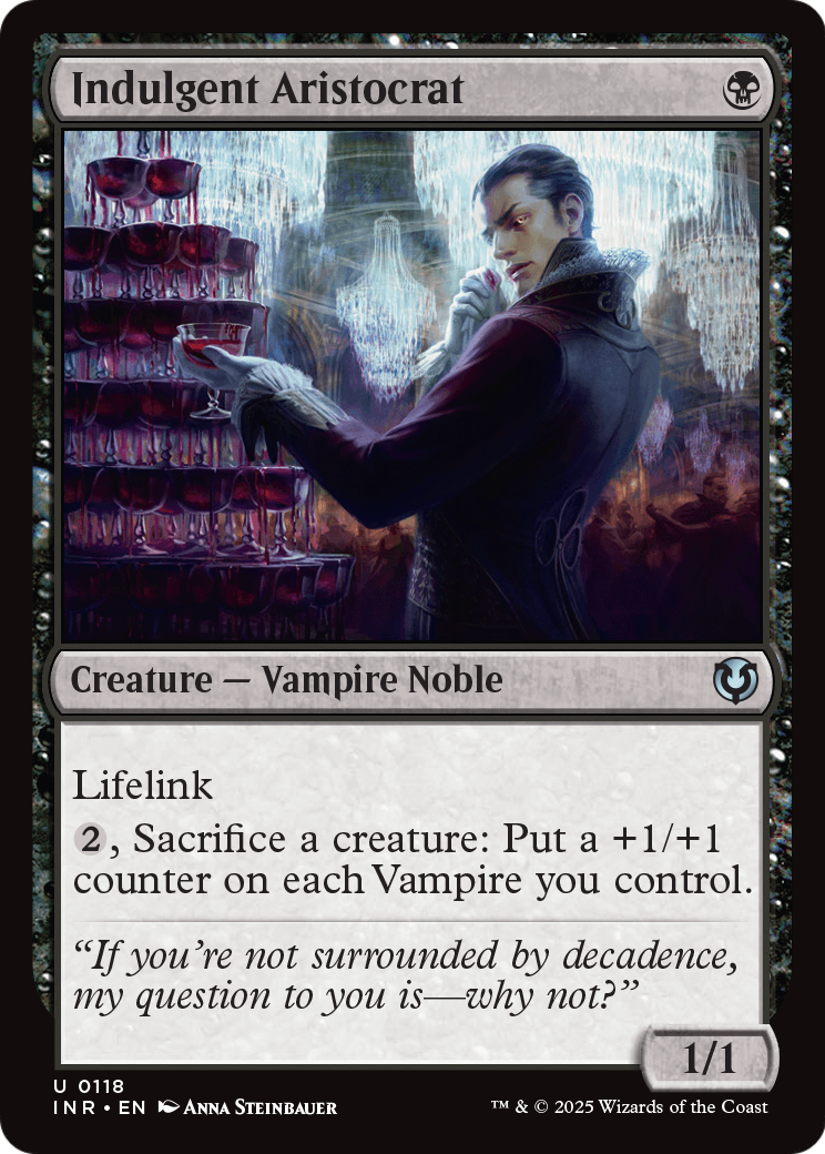 Indulgent Aristocrat (-118) [Innistrad Remastered]