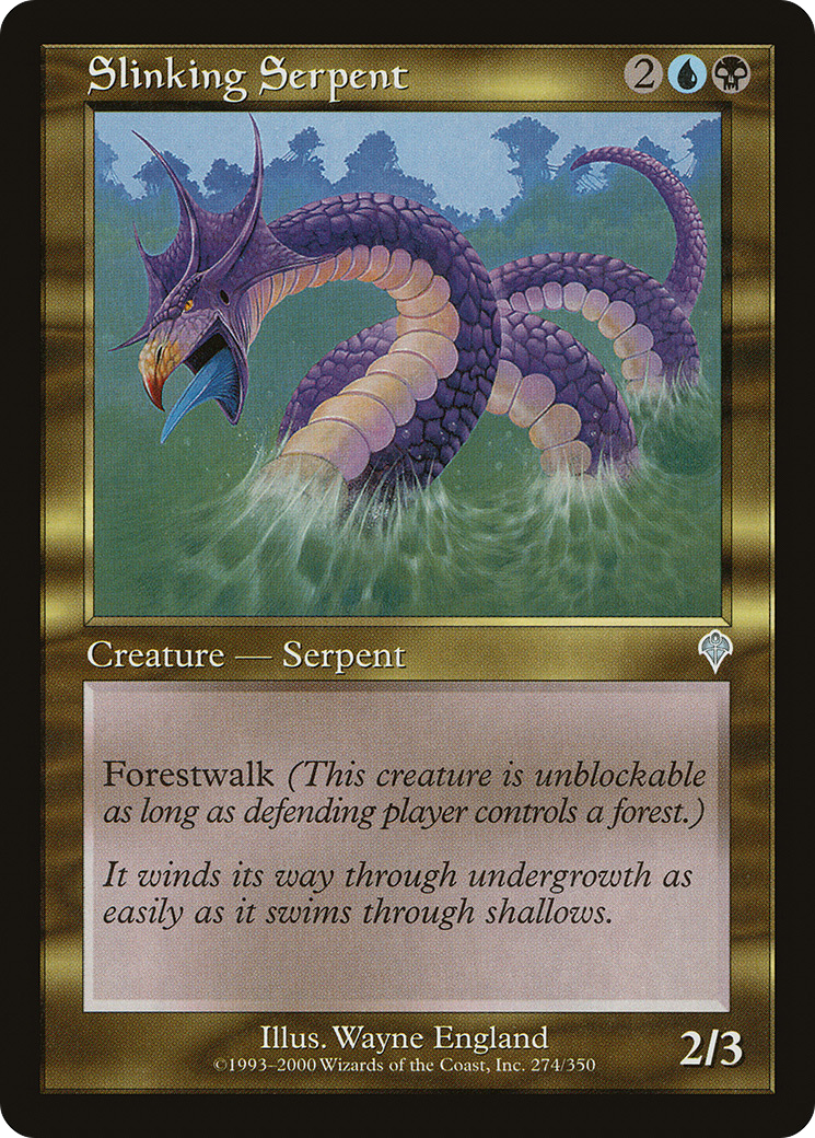 Slinking Serpent [Invasion] Foil