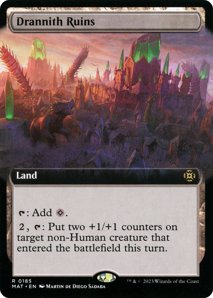 Drannith Ruins (Extended Art) [March of the Machine: The Aftermath] Foil