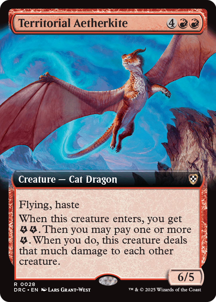 Territorial Aetherkite (Extended Art) (-028) [Commander: Aetherdrift]