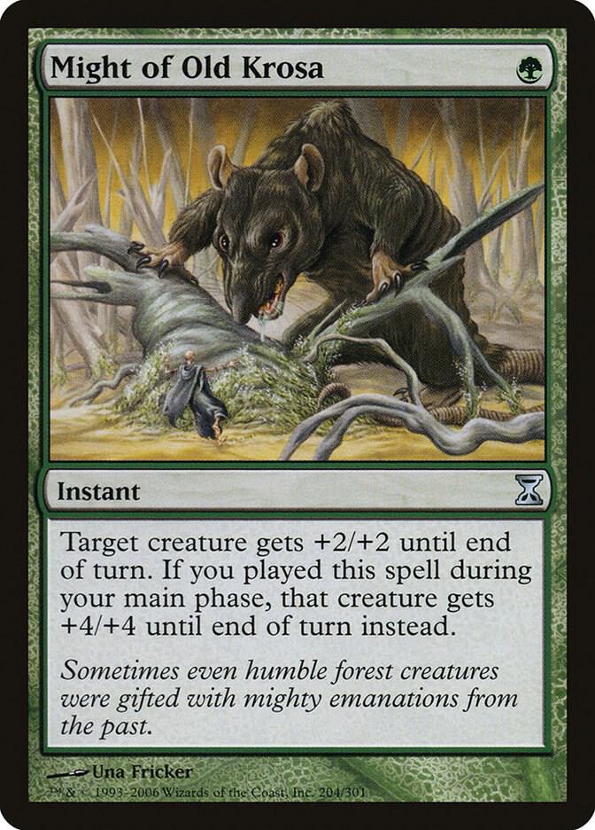 Might of Old Krosa 204 (Time Spiral) 