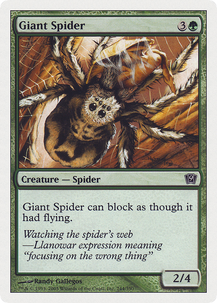 Giant Spider [Ninth Edition] Foil