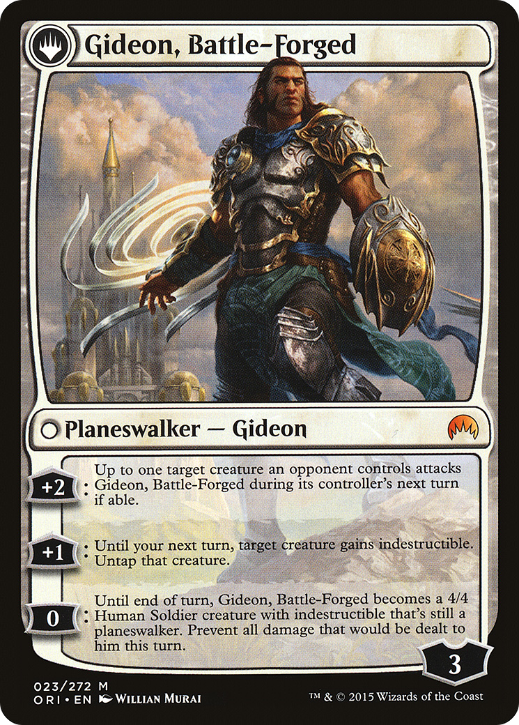 Kytheon, Hero of Akros // Gideon, Battle-Forged |  (ORI-23) [The List]