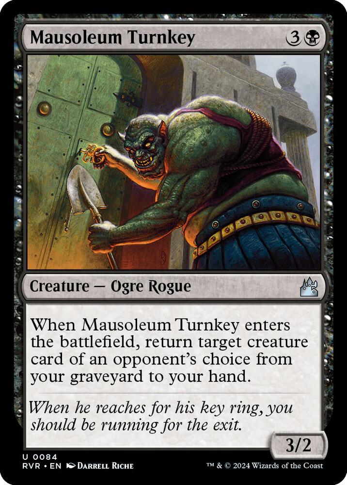 Mausoleum Turnkey 84/291 (Ravnica Remastered)  - Foil