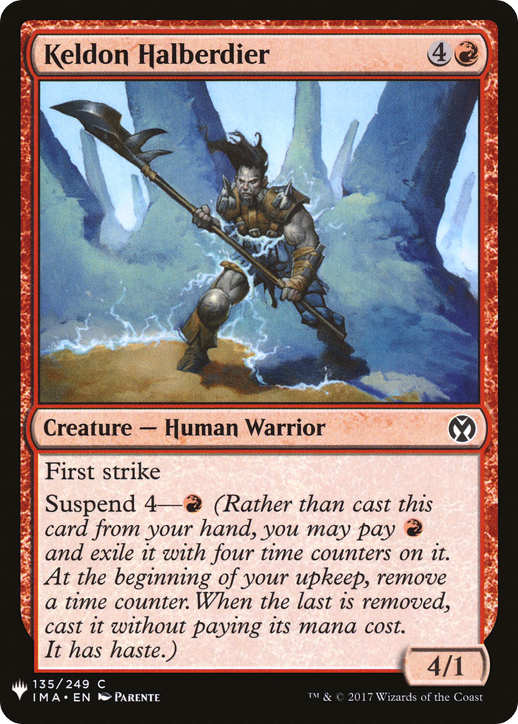 Keldon Halberdier |  (IMA-135) [The List]