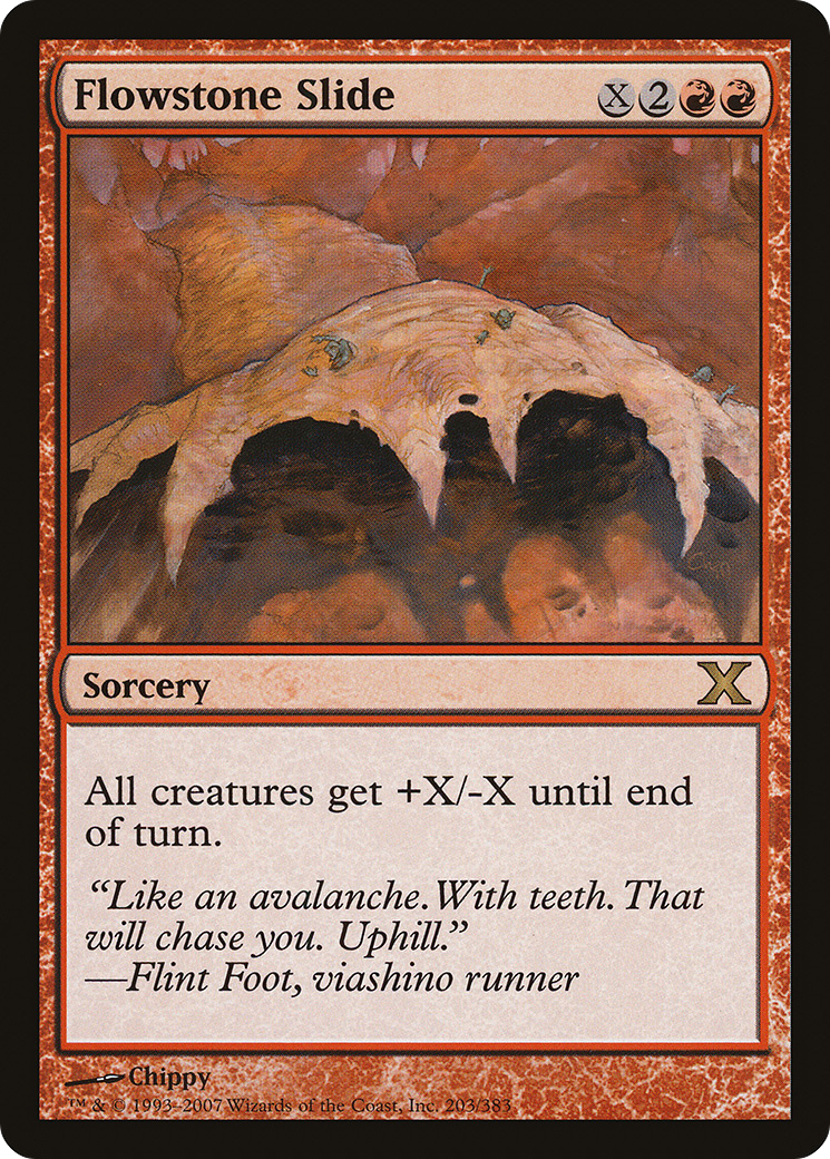 Flowstone Slide [Tenth Edition] Foil