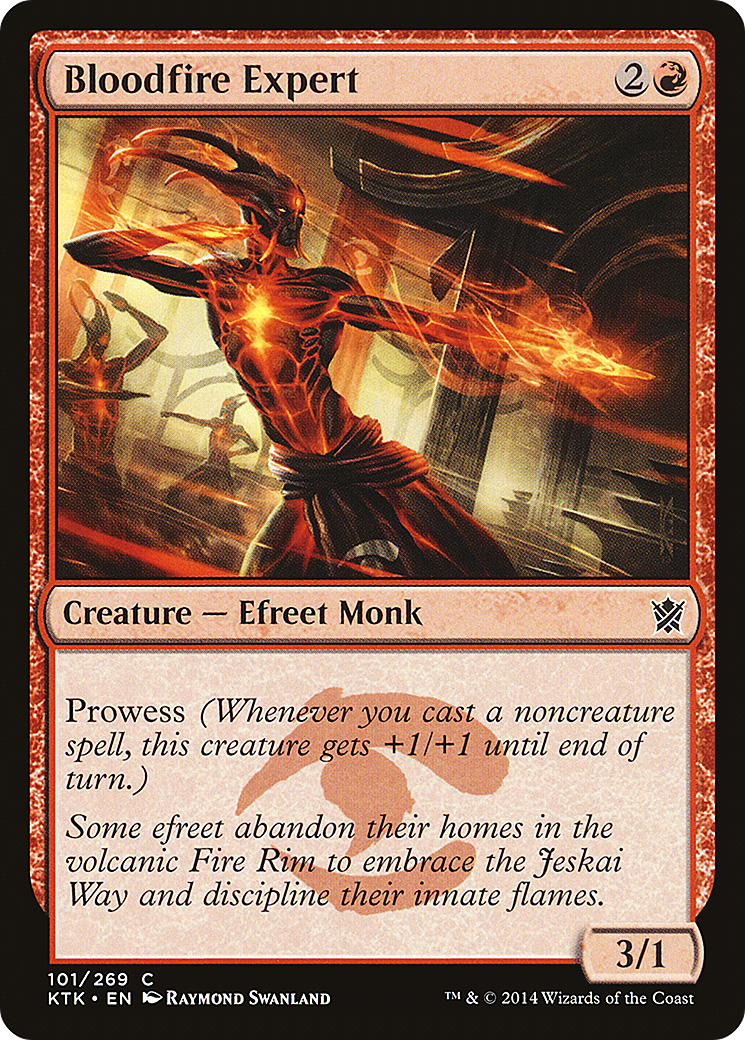 Bloodfire Expert [Khans of Tarkir] Foil