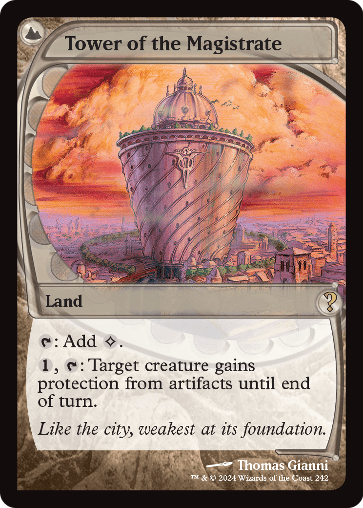 Tower of the Magistrate (MB2-242) - Mystery Booster 2 Foil