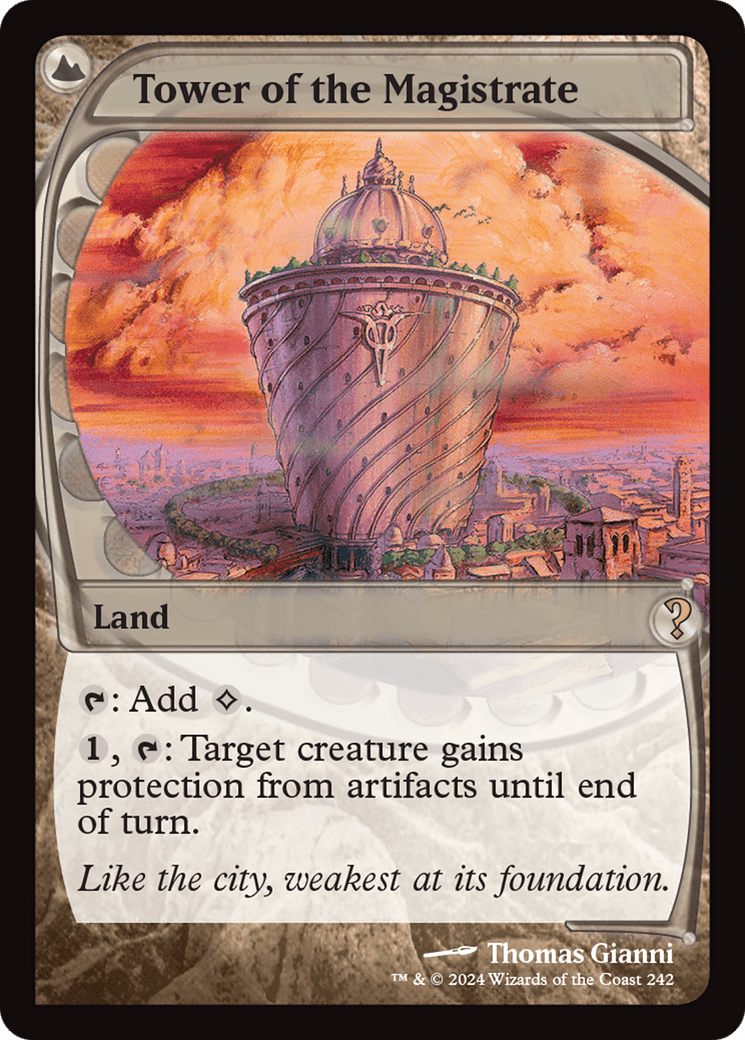 Tower of the Magistrate (MB2-242) - Mystery Booster 2 Foil