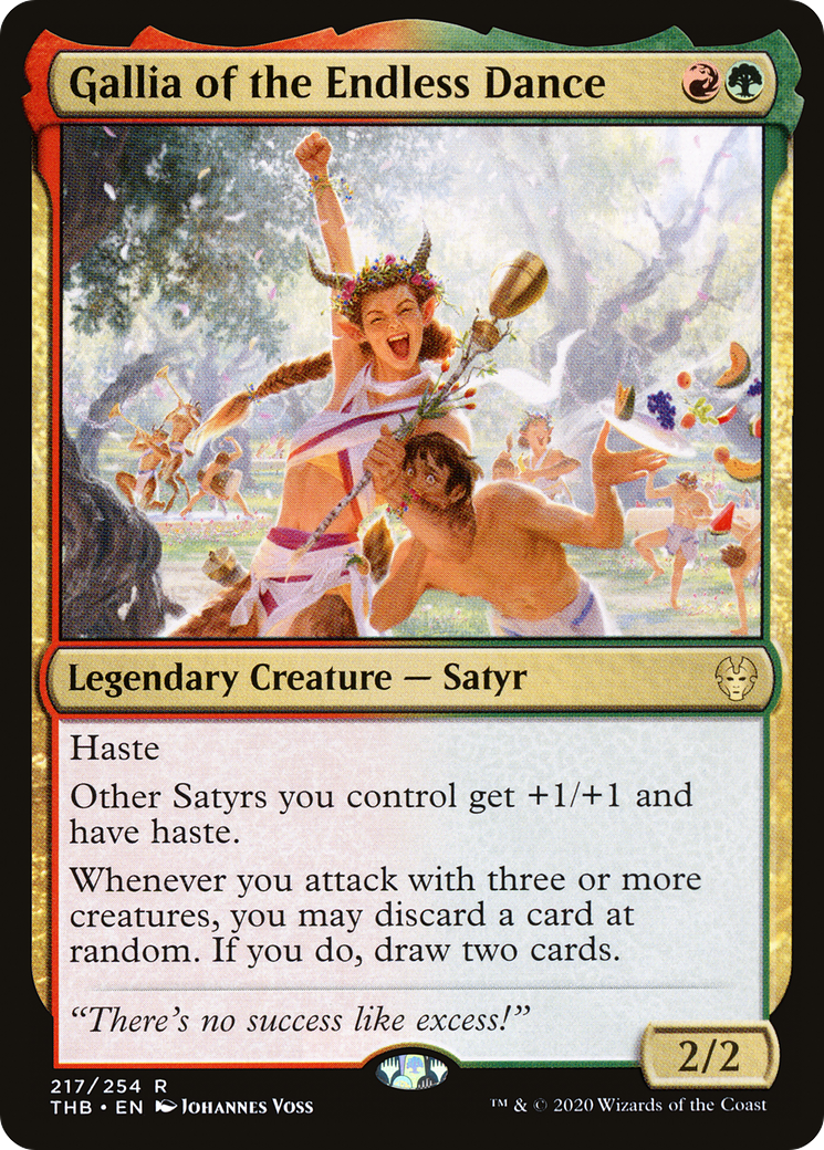 Gallia of the Endless Dance [Theros Beyond Death] Foil