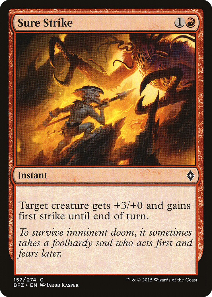 Sure Strike [Battle for Zendikar] Foil