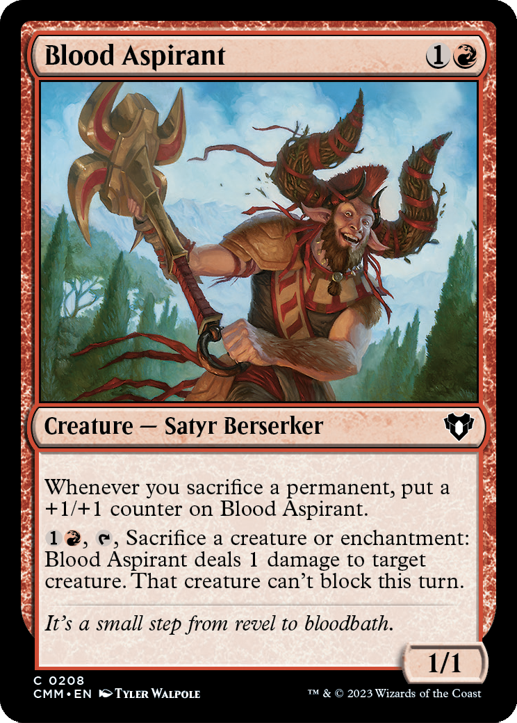Blood Aspirant [Commander Masters] Foil