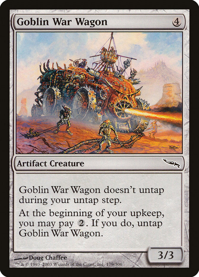Goblin War Wagon 179/306 (Mirrodin)  - Foil