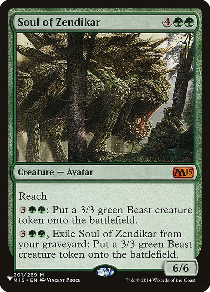Soul of Zendikar |  (M15-201) [The List]