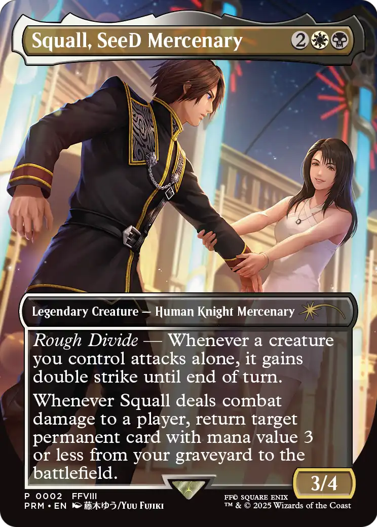 Squall, SeeD Mercenary (002) [Standard Showdown Promos]  Foil