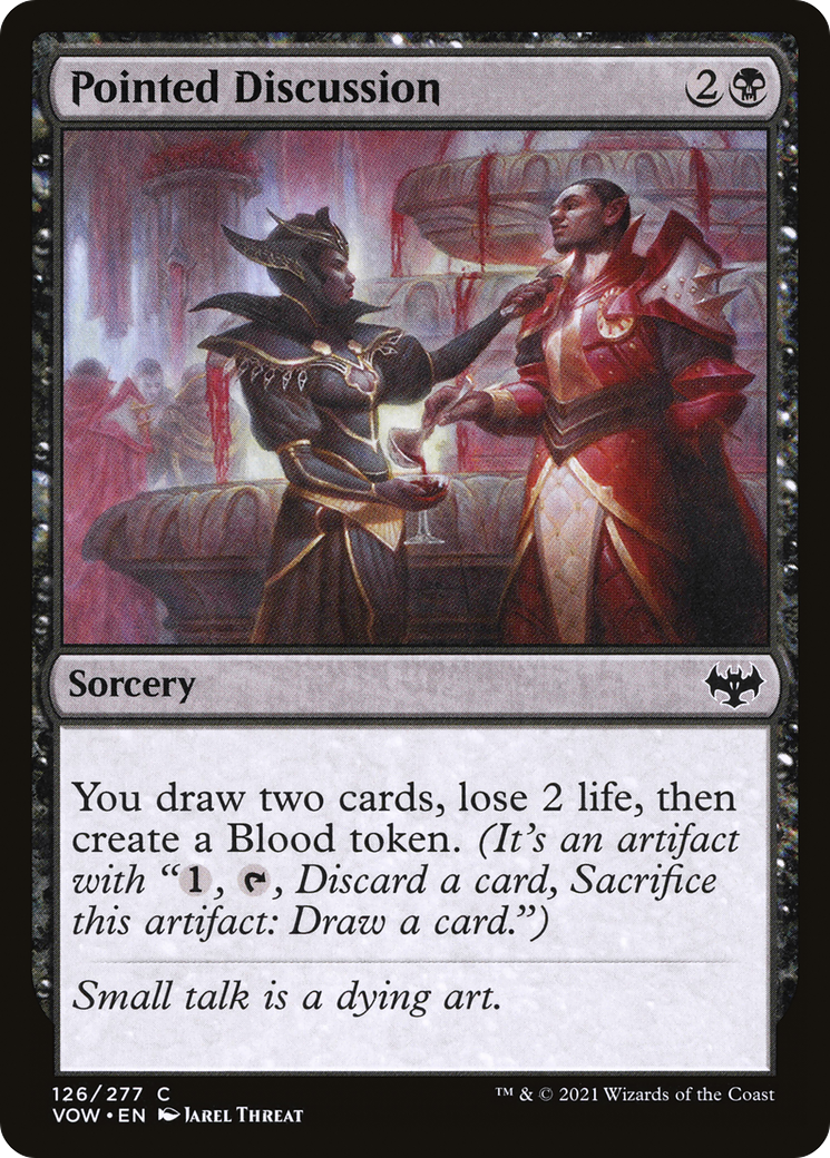 Pointed Discussion [Innistrad: Crimson Vow] Foil
