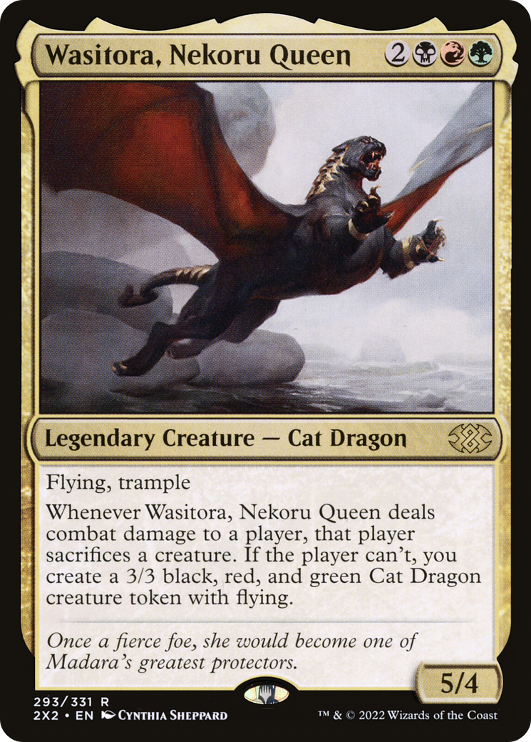 Wasitora, Nekoru Queen [Double Masters 2022] Foil