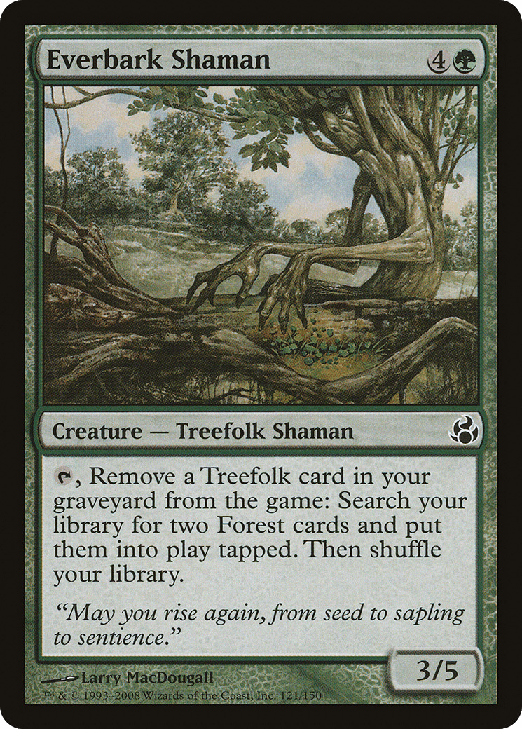 Everbark Shaman [Morningtide] Foil