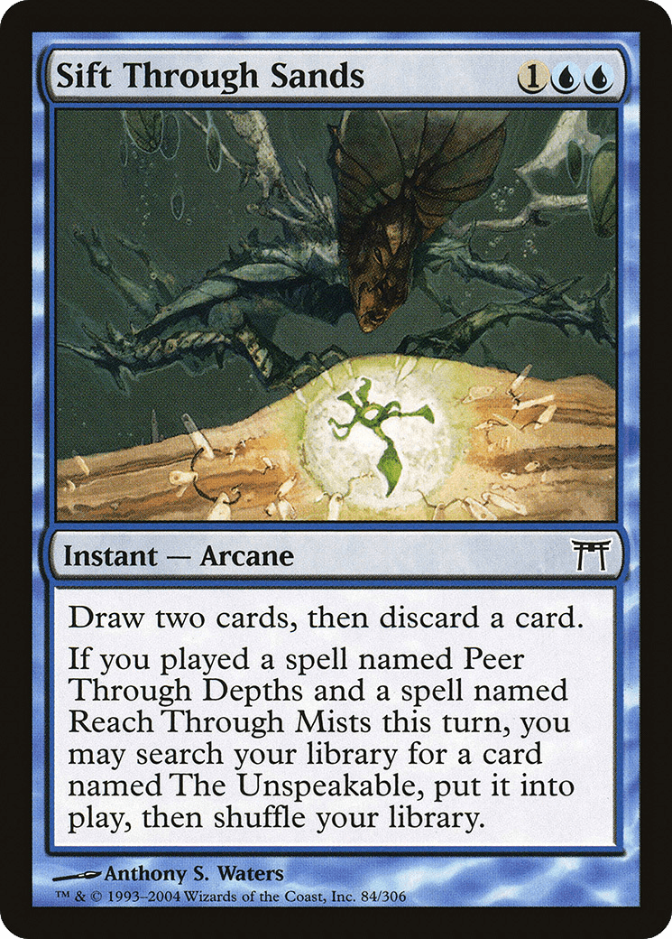 Sift Through Sands [Champions of Kamigawa] Foil