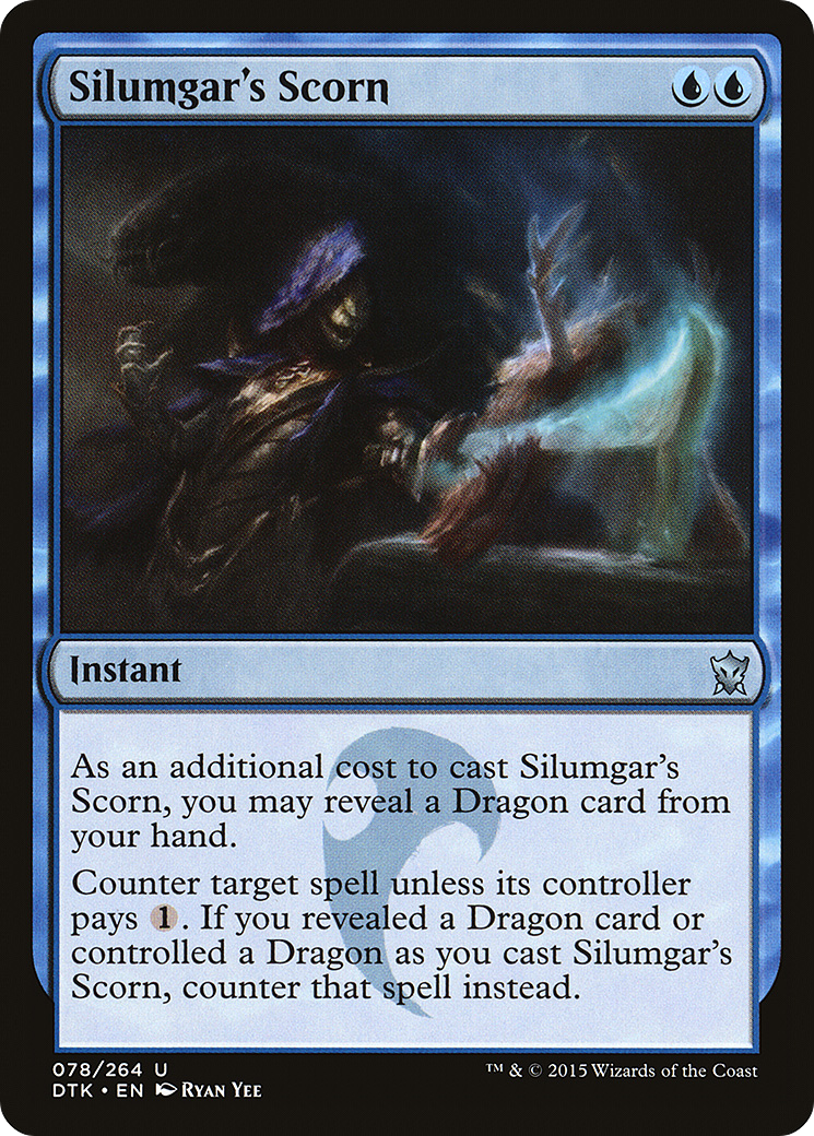 Silumgar's Scorn [Dragons of Tarkir] Foil