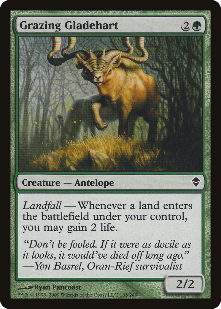 Grazing Gladehart [Zendikar] Foil