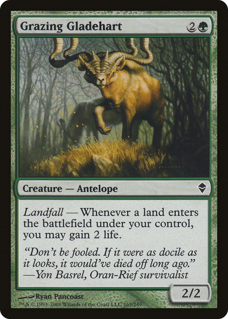 Grazing Gladehart [Zendikar] Foil