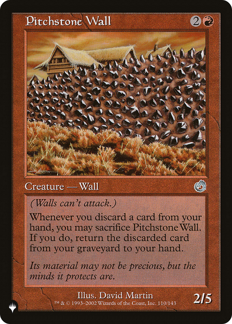 Pitchstone Wall |  (TOR-110) [The List]