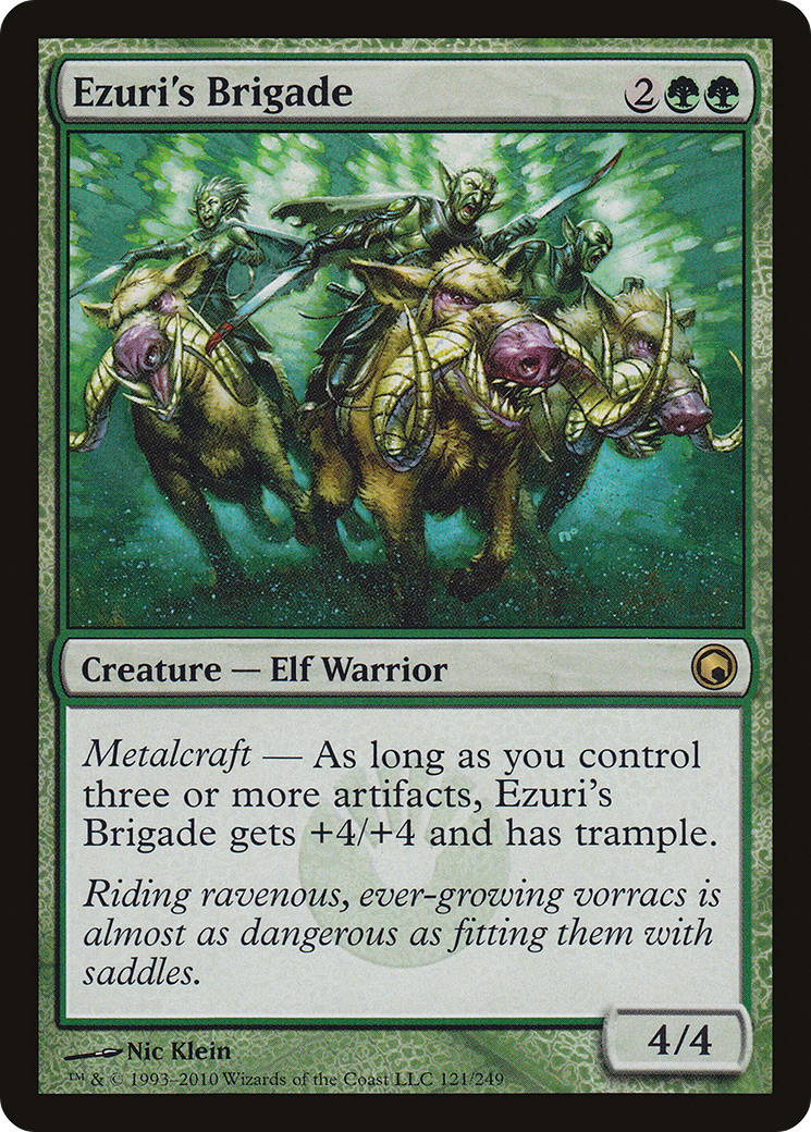 Ezuri's Brigade [Scars of Mirrodin] Foil