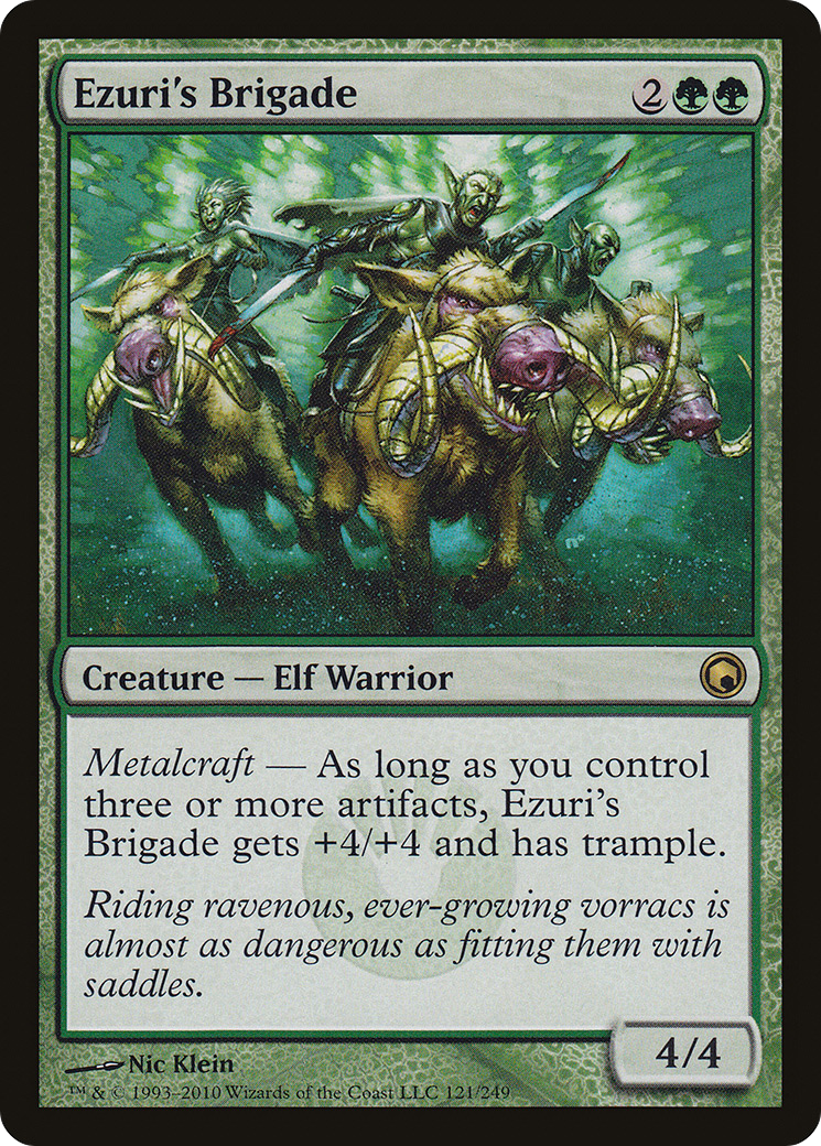 Ezuri's Brigade [Scars of Mirrodin] Foil