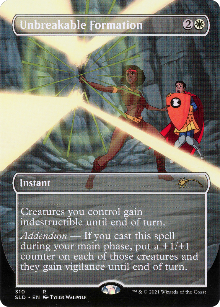 Unbreakable Formation (Borderless) [Secret Lair Drop Series] Foil